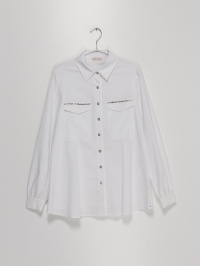 Белый - Рубашка Sassofono