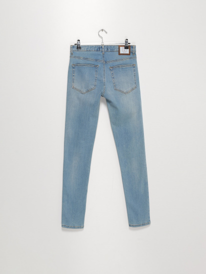 Зауженные джинсы Sassofono модель A202-SF-692011-1 БЛАКИТНИЙ — фото 3 - INTERTOP