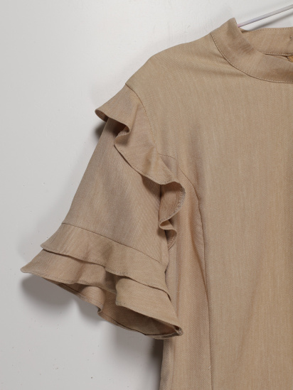 Сукня міні Sassofono модель A191-SC-115171 КЕМЕЛ — фото - INTERTOP