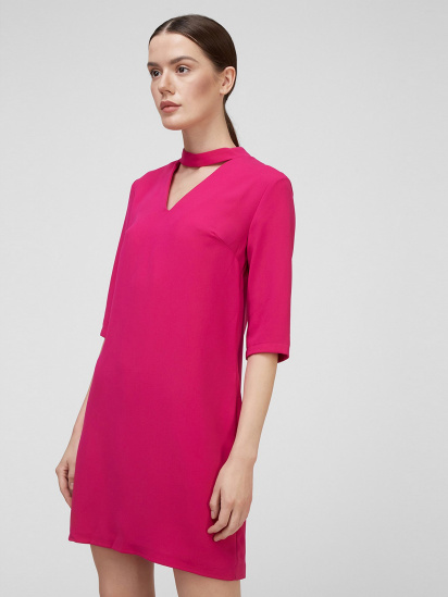 Сукня міні Sassofono модель A201-SC-1738, Рожевий — фото - INTERTOP