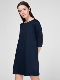 Синий - Платье мини Sassofono