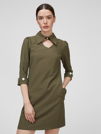 Сукня міні Sassofono модель A201-SC-6349, Зелений — фото - INTERTOP