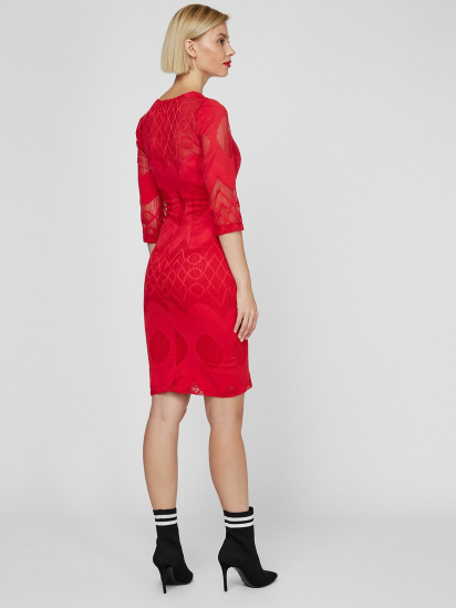 Сукня міні Sassofono модель A201-SC-7832, Червоний — фото - INTERTOP