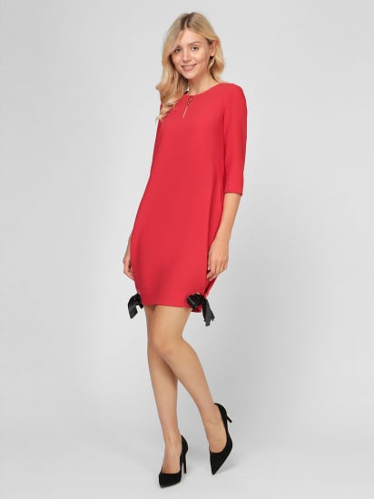 Сукня міні Sassofono модель A201-SC-8423, Червоний — фото 3 - INTERTOP