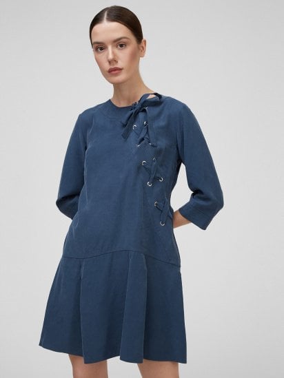 Сукня Sassofono модель A201-SC-9187, Синій — фото - INTERTOP