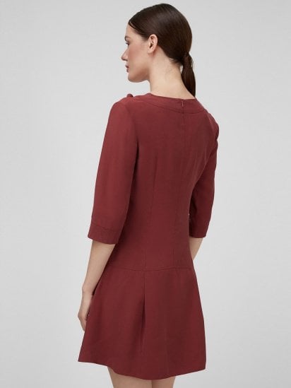 Сукня міні Sassofono модель A201-SC-9187, Червоний — фото - INTERTOP