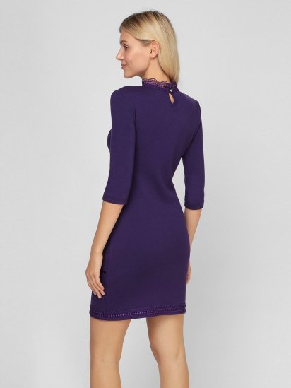 Сукня міні Sassofono модель A201-SC-9350, Фіолетовий — фото - INTERTOP