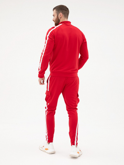 Спортивный костюм ISSA Plus модель SG-14_red — фото 3 - INTERTOP
