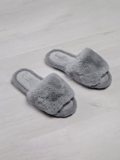 Тапки MBM MY HOME Pava модель SL-01 GRAY — фото 3 - INTERTOP