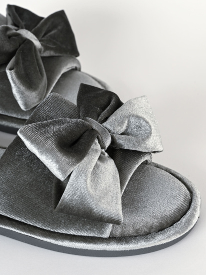 Тапки MBM MY HOME Dana модель SL-16 GRAY — фото 3 - INTERTOP