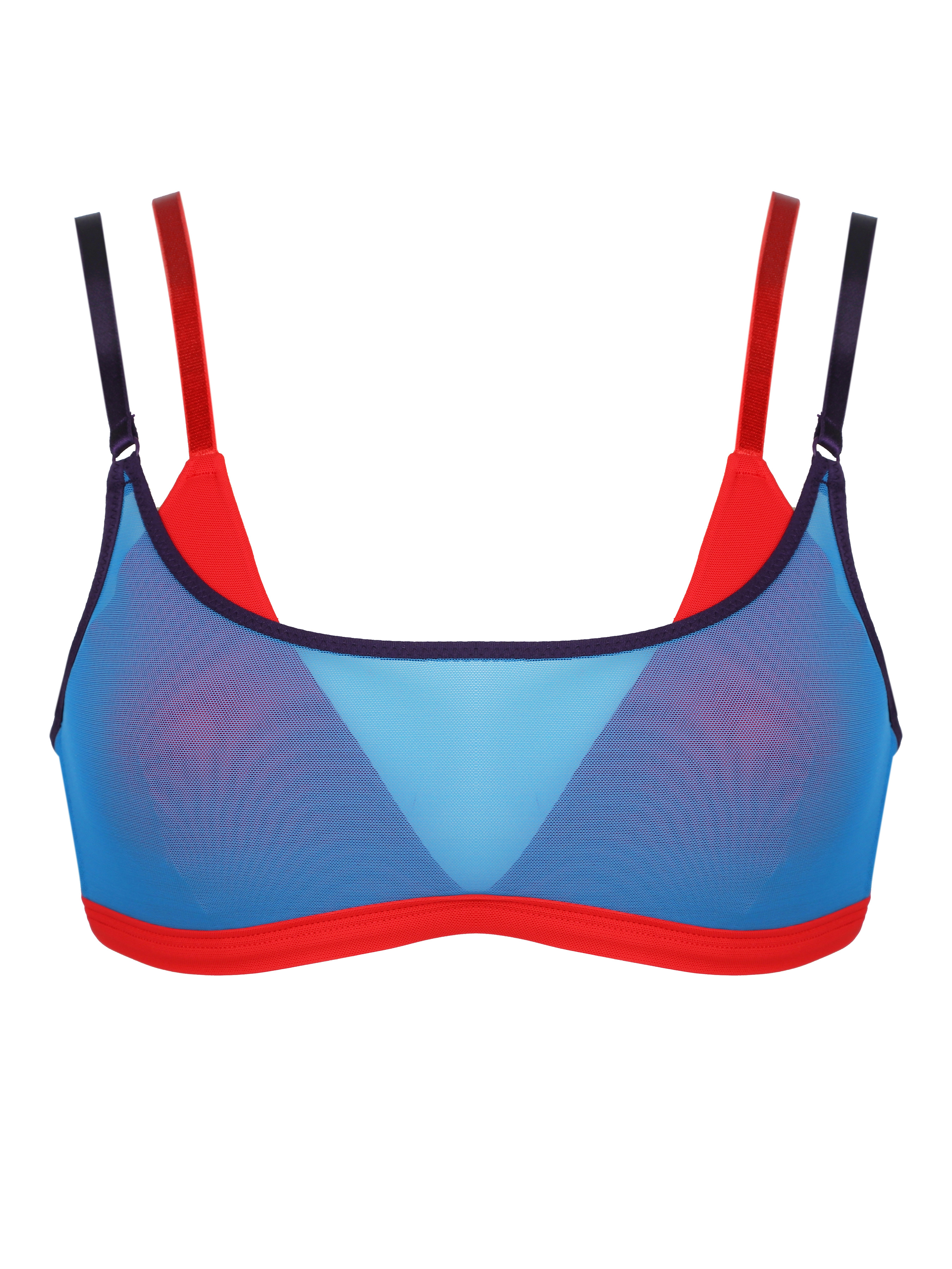 

brabrabra Бюстгальтер (SLZ22301015_blue-with-red) Жіноче, колір - Синій