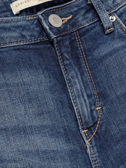 Прямі джинси Springfield модель 6825869_синій — фото - INTERTOP