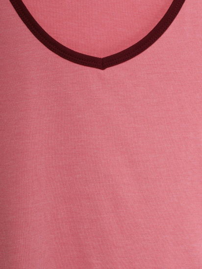 Футболка Springfield модель 2735571_с.рожевий з бордовим — фото - INTERTOP