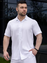 Белый - Рубашка Pobedov