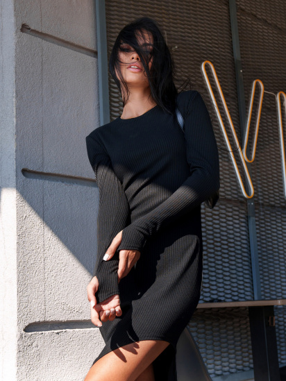 Платье миди Jadone Fashion модель Suknya_Ariel_chorna — фото 5 - INTERTOP