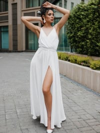 Білий - Сукня максі Jadone Fashion