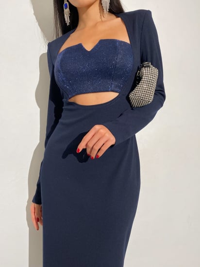 Сукня максі Jadone Fashion модель Suknya_Bridzhyt_blu — фото 4 - INTERTOP