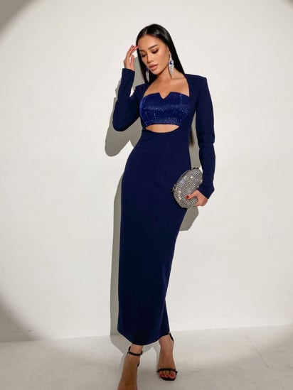 Сукня максі Jadone Fashion модель Suknya_Bridzhyt_blu — фото - INTERTOP