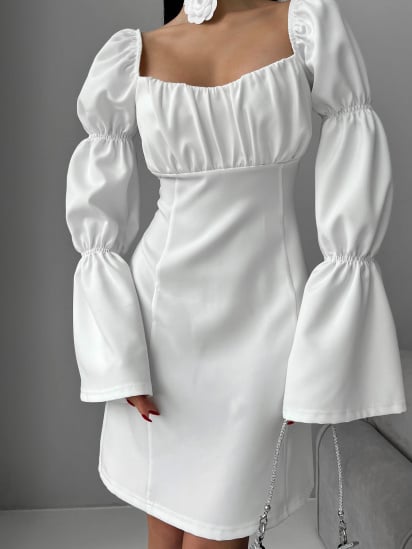 Платье мини Jadone Fashion модель Suknya_Elada_white — фото - INTERTOP