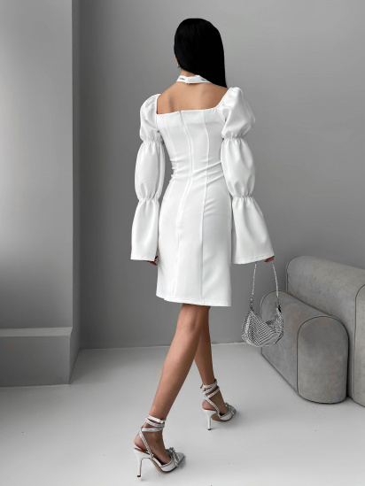 Платье мини Jadone Fashion модель Suknya_Elada_white — фото 5 - INTERTOP