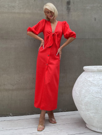 Червоний - Сукня максі Jadone Fashion