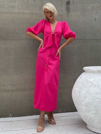 Сукня максі Jadone Fashion модель Suknya_Kler_malynovyy — фото 4 - INTERTOP