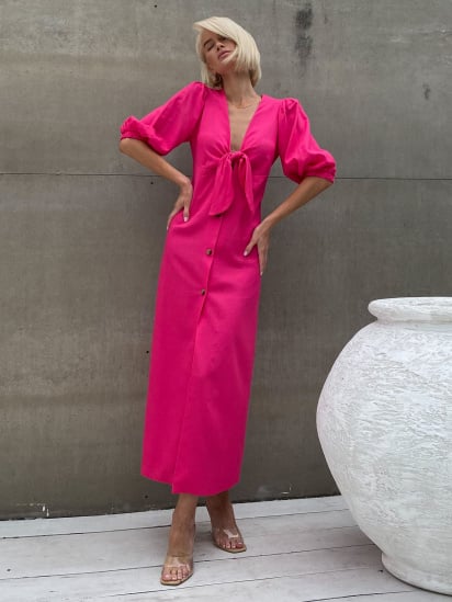 Платье макси Jadone Fashion модель Suknya_Kler_malynovyy — фото - INTERTOP