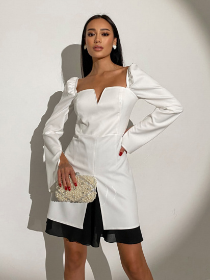 Платье мини Jadone Fashion модель Suknya_Paloma_white — фото 5 - INTERTOP