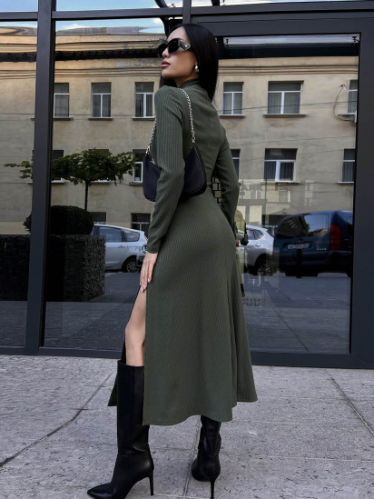 Сукня міді Jadone Fashion модель Suknya_Renata_chaki — фото - INTERTOP