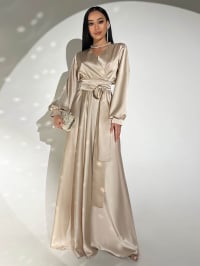 Бежевый - Платье макси Jadone Fashion