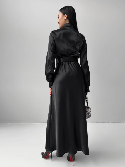 Платье макси Jadone Fashion модель Suknya_Unona_black — фото 3 - INTERTOP