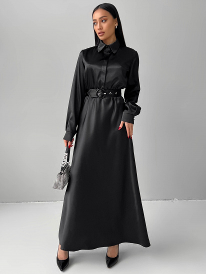 Платье макси Jadone Fashion модель Suknya_Unona_black — фото 6 - INTERTOP