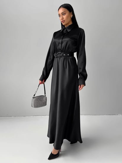 Платье макси Jadone Fashion модель Suknya_Unona_black — фото - INTERTOP