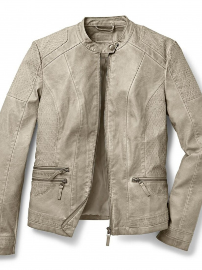 Куртка кожаная Tchibo модель T1687464410 — фото 3 - INTERTOP