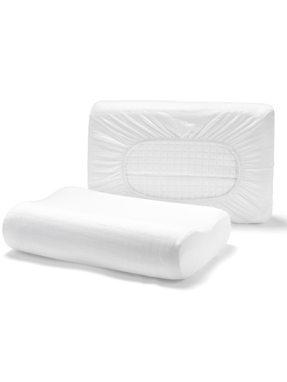 Tchibo ­Наволочка для ортопедичних подушок на резинці, білий модель T1699279578 — фото 3 - INTERTOP