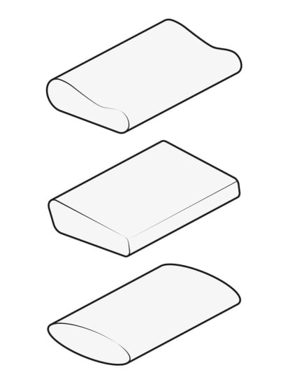 Tchibo ­Наволочка для ортопедичних подушок на резинці, білий модель T1699279578 — фото 4 - INTERTOP