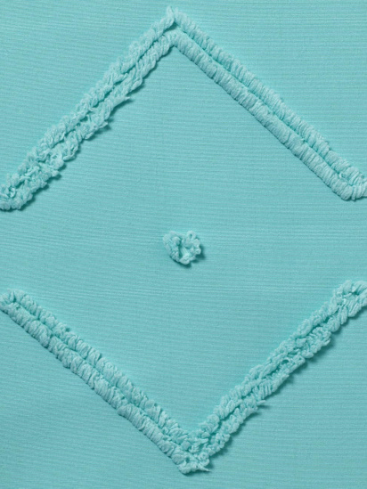Tchibo ­Комплект постельного белья с бахрамой, мятный модель T1703170617 — фото 4 - INTERTOP