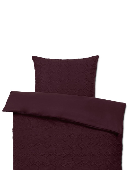 Tchibo ­Двухсторонний комплект постельного белья, бордовый модель T1703512657 — фото - INTERTOP
