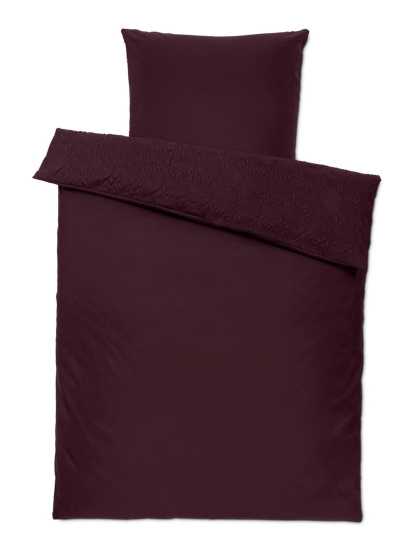 Tchibo ­Двухсторонний комплект постельного белья, бордовый модель T1703512657 — фото 3 - INTERTOP