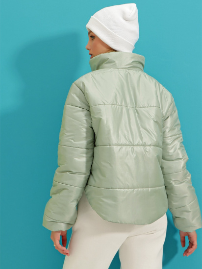 Демисезонная куртка Trend Alacati Stili модель ALC-X7684/MINT — фото - INTERTOP