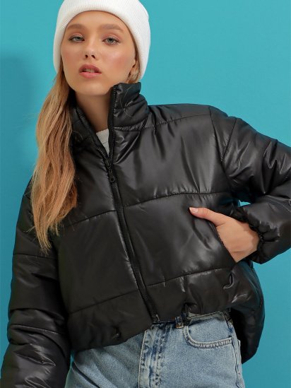 Демісезонна куртка Trend Alacati Stili модель ALC-X7684/SIYAH — фото - INTERTOP