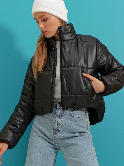 Демісезонна куртка Trend Alacati Stili модель ALC-X7684/SIYAH — фото 3 - INTERTOP
