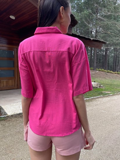 Рубашка Trend Alacati Stili модель ALC-X9991/Fusya — фото 3 - INTERTOP