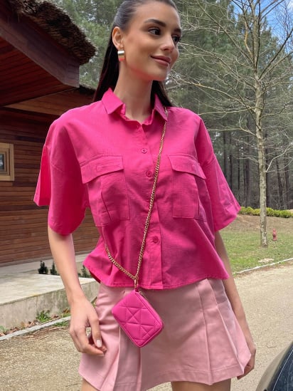 Рубашка Trend Alacati Stili модель ALC-X9991/Fusya — фото - INTERTOP