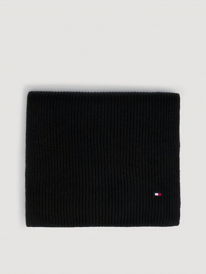 Шарф Tommy Hilfiger ESSENTIAL RIB-KNIT FLAG EMBROIDERY модель AM0AM11480-BDS — фото - INTERTOP