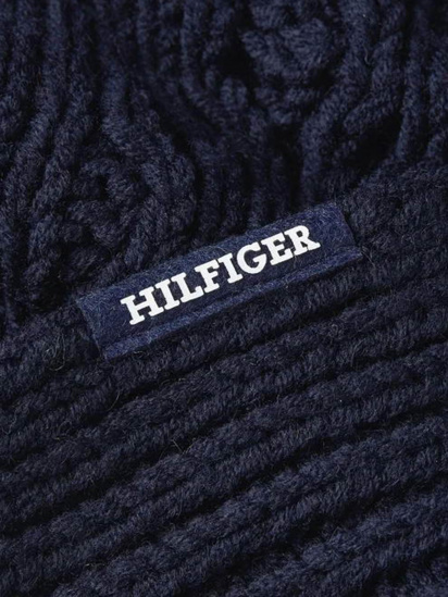 Шарф Tommy Hilfiger Monotype Chunky Knit модель AM0AM11507-DW6 — фото - INTERTOP