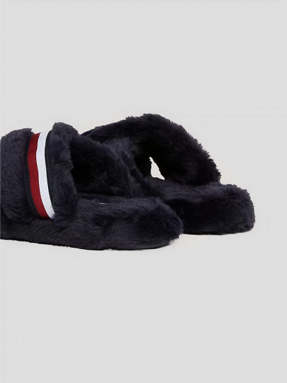 Тапки Tommy Hilfiger Global Stripe Faux Fur Slippers модель FW0FW07551-DW6 — фото - INTERTOP