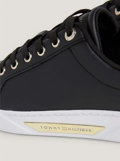 Кеды низкие Tommy Hilfiger Genuine Leather Logo Detailed Sneaker модель FW0FW07560-0GJ — фото 3 - INTERTOP