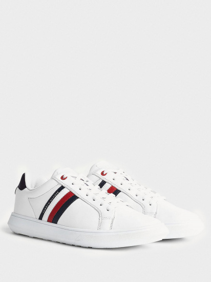 Кеды низкие Tommy Hilfiger ESSENTIAL LEATHER CUPSOLE модель FM0FM02668-YBS — фото - INTERTOP