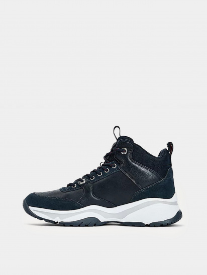 Кроссовки Tommy Hilfiger High Sneaker Leather модель FM0FM03273-DW5 — фото 3 - INTERTOP